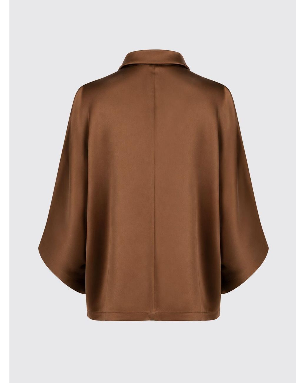 Alberta Ferretti Brown Shirt