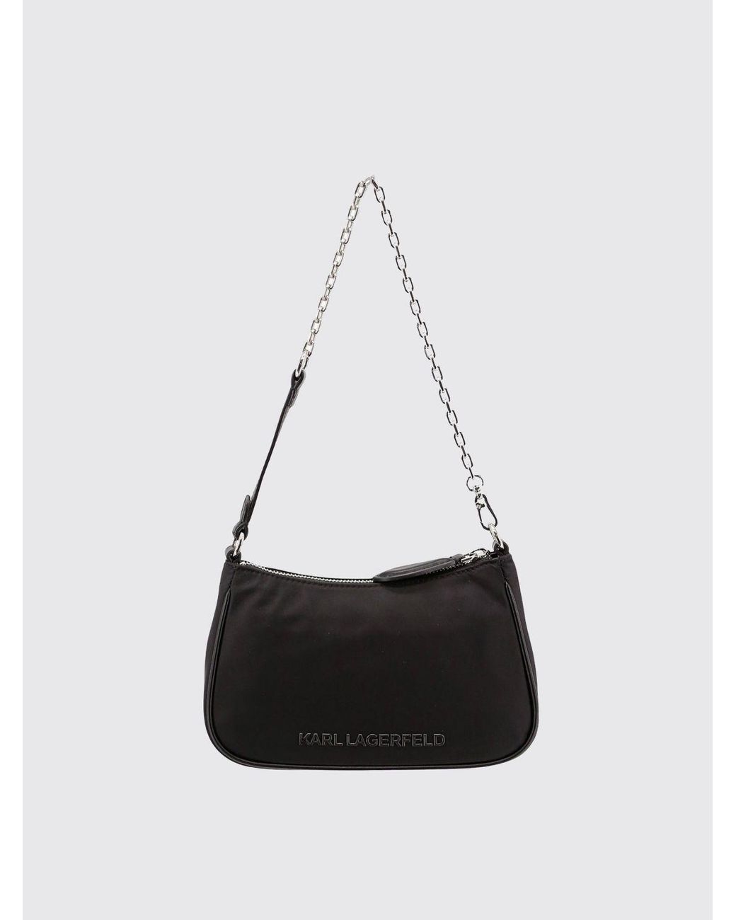 Karl Lagerfeld White Shoulder Bag