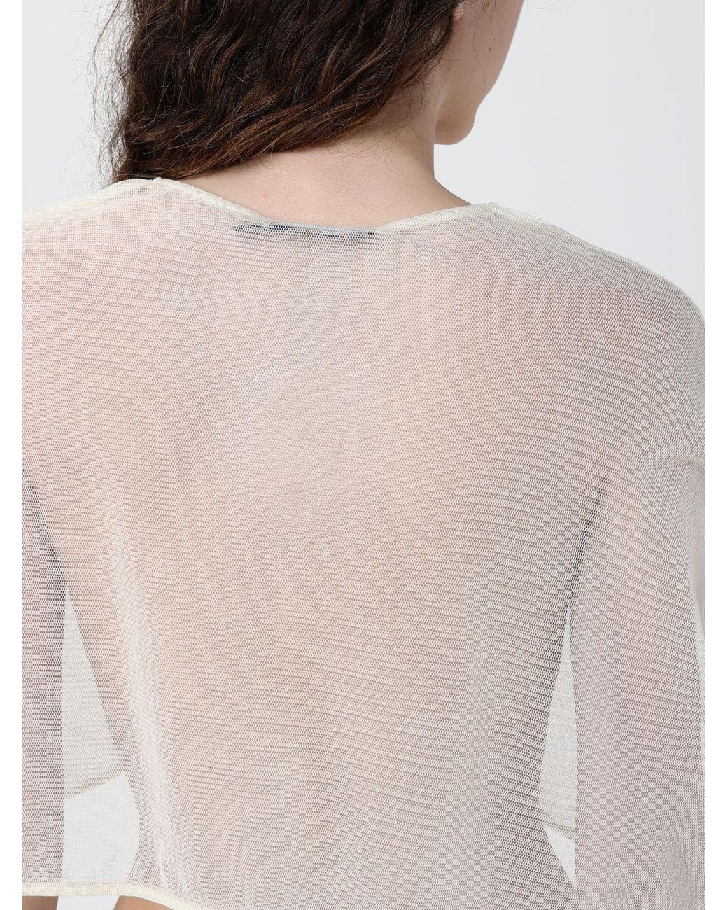 Paloma Wool White Short-Sleeve V-Neck Top
