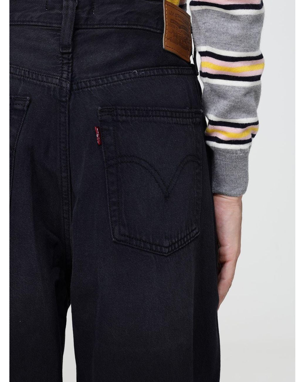 Levi's Blue Ribcage High-Rise Wide Leg Jeans