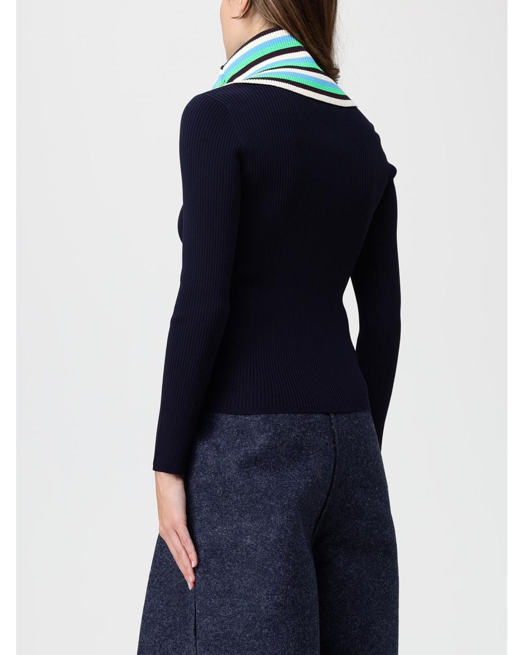 Sunnei Blue Pullover Damen