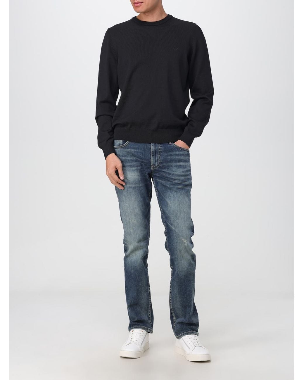 Boss Blue Sweater for men