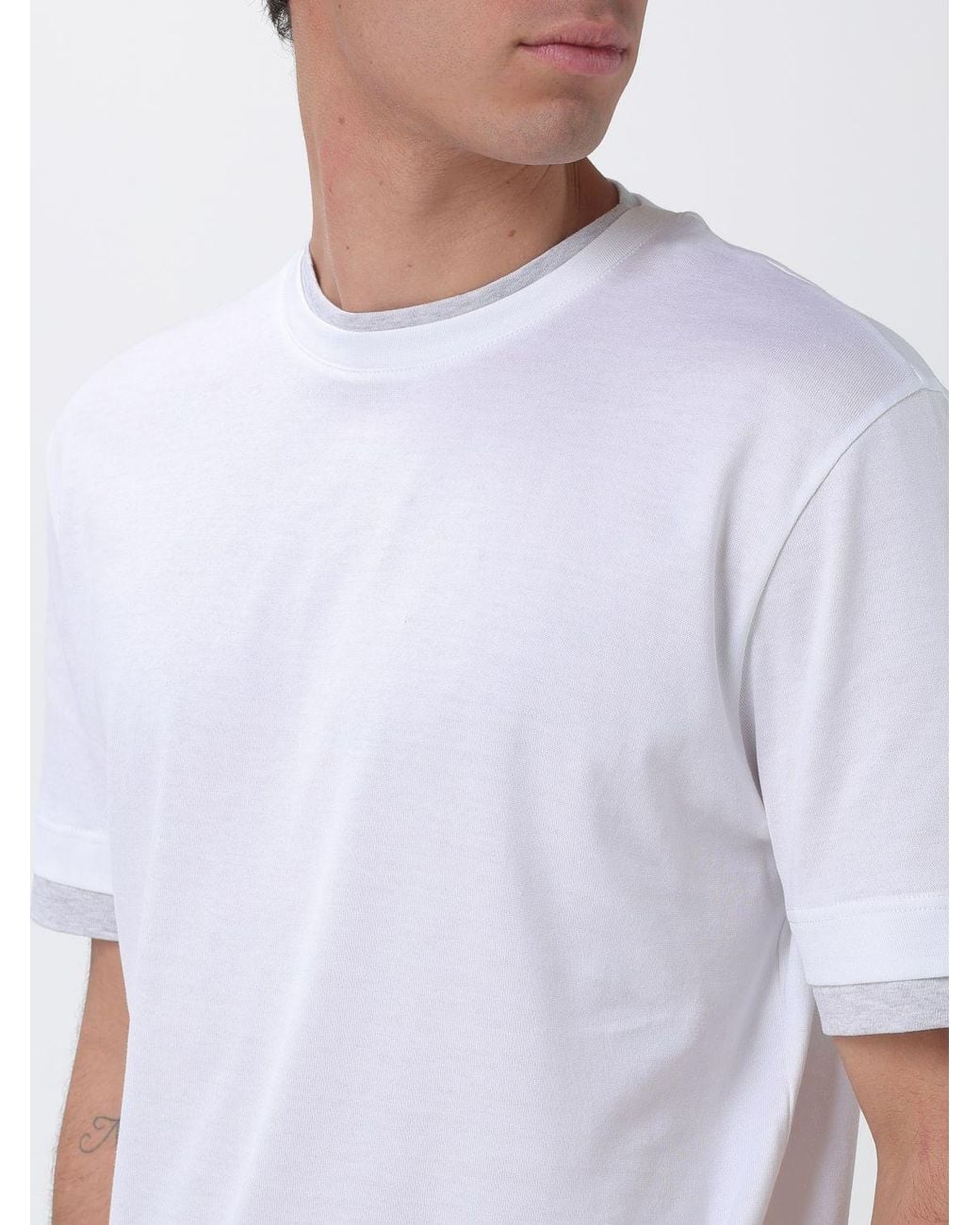 Eleventy White T-Shirt for men