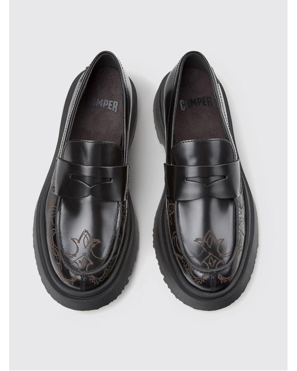 Camper White Walden Loafers