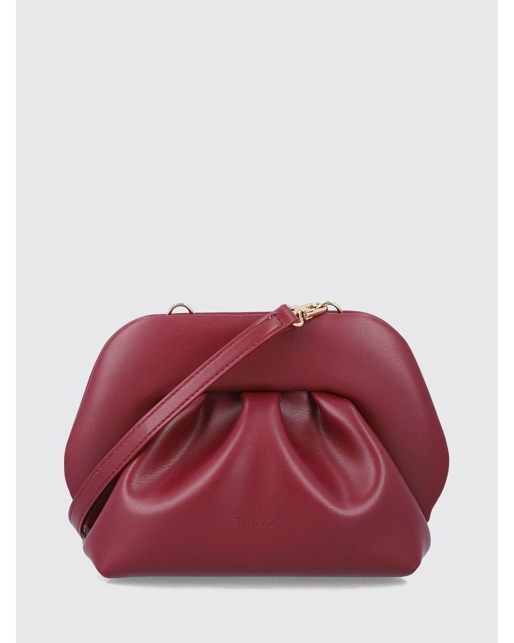 THEMOIRÈ Red ThemoirÈ Bios Draped Design Vegan Leather Mini Bag