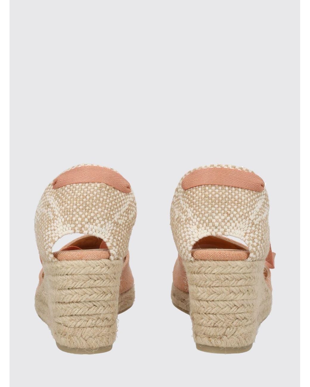 Castaner Pink Carina Cotton Canvas Espadrilles
