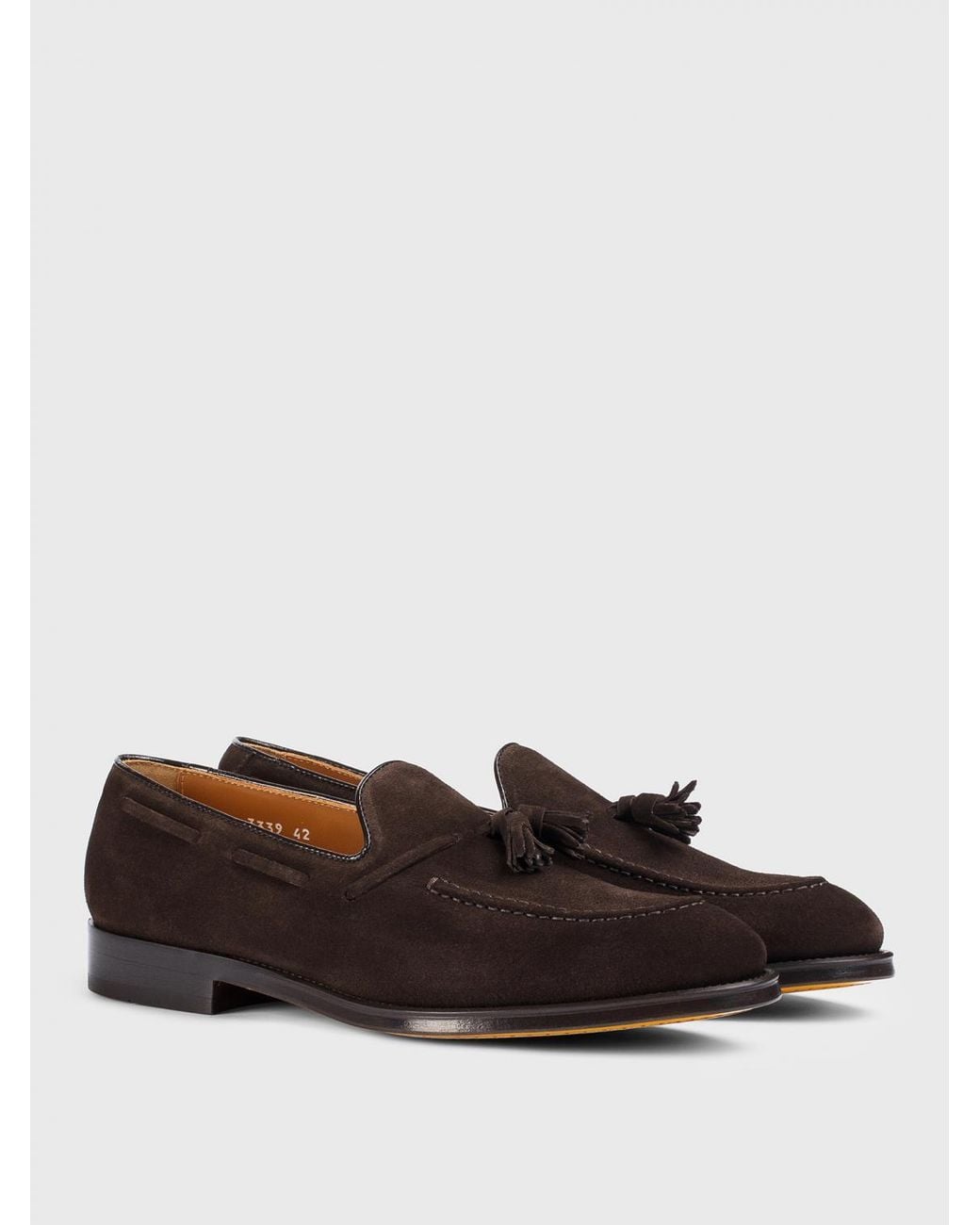 Doucal's Multicolor Suede Loafers With Tassels for men