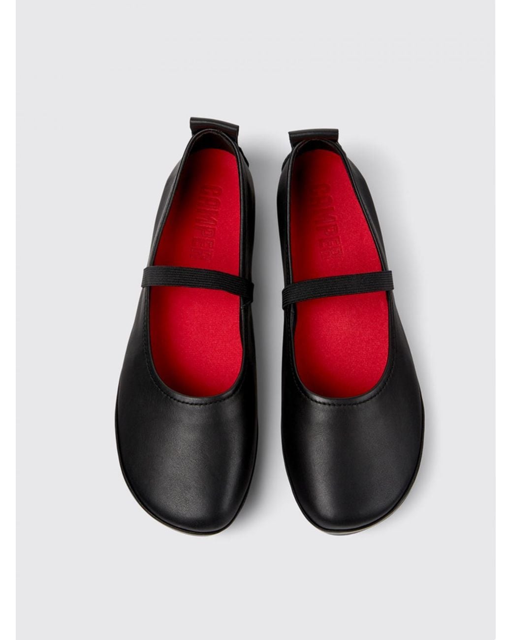 Camper White Ballet Flats