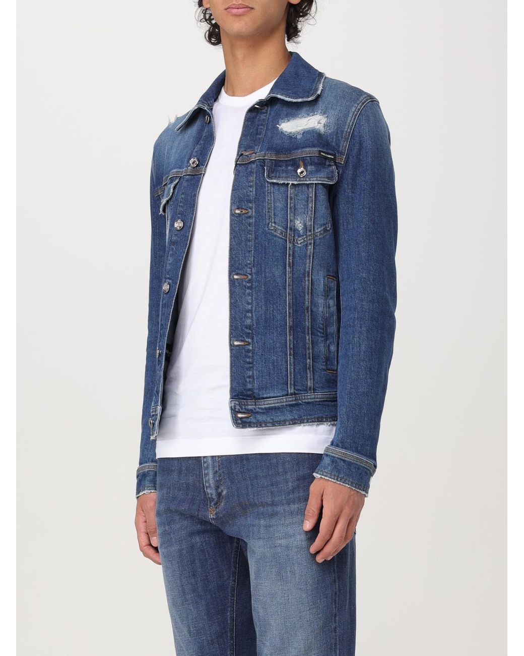 Dolce & Gabbana Blue Jacket for men