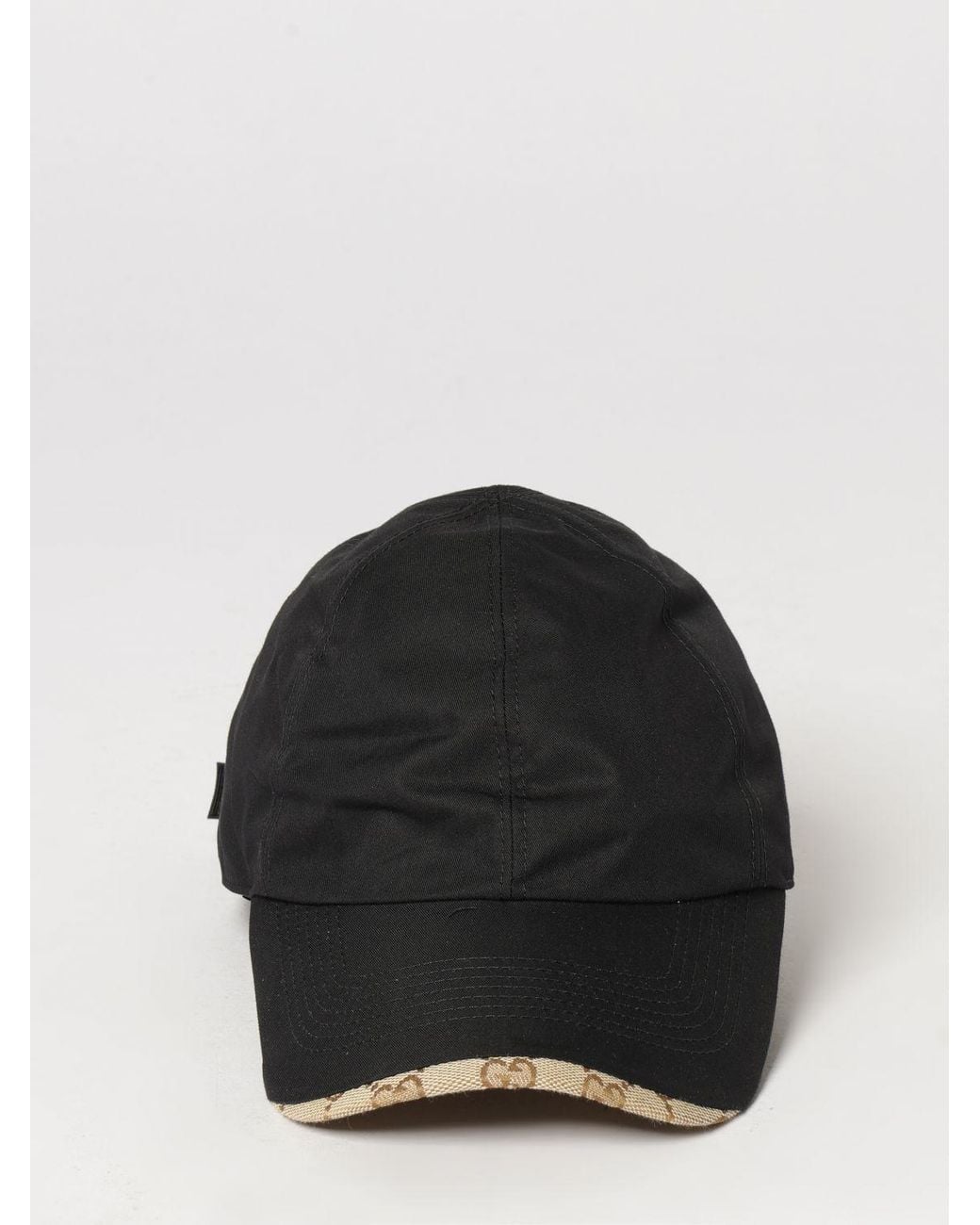 Gucci Black Gg Monogram Jacquard Cotton Baseball Cap for men