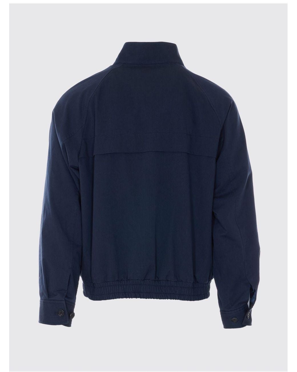 DUNST Blue Cotton Blend Jacket By for men