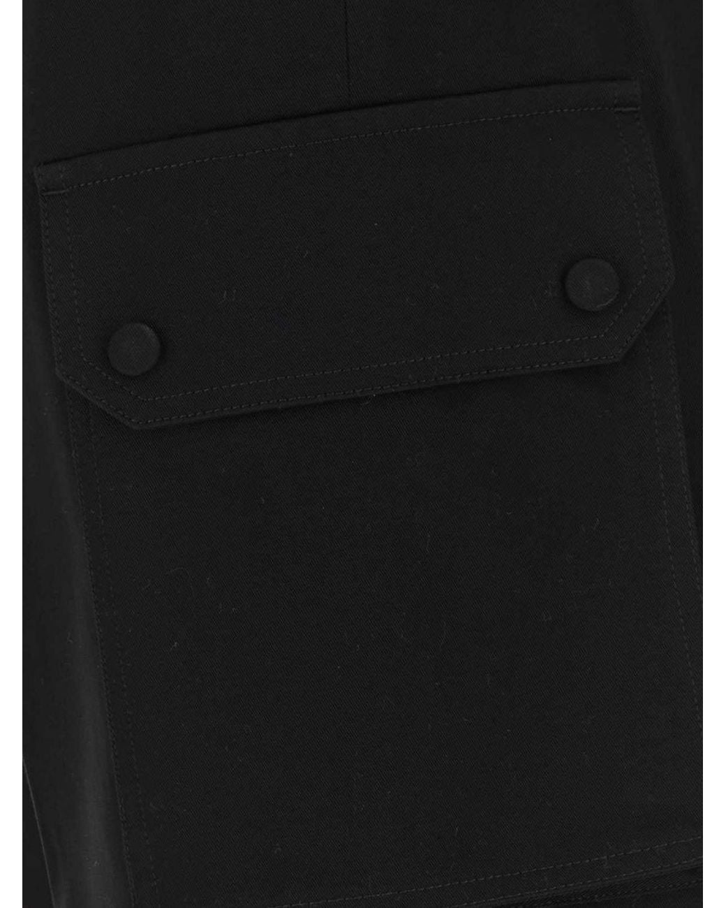 Givenchy Black Straight-Leg Cotton Cargo Trousers for men