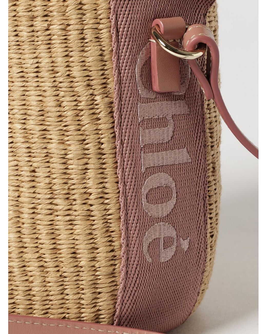 Chloé Natural ChloÉ Woody Mini Bucket Bag