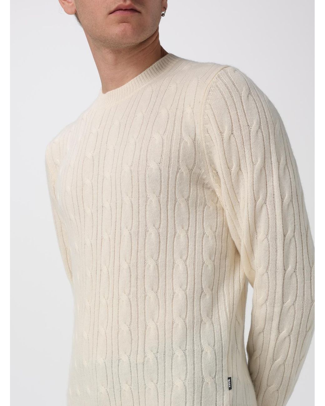 Boss Natural Jumper for men