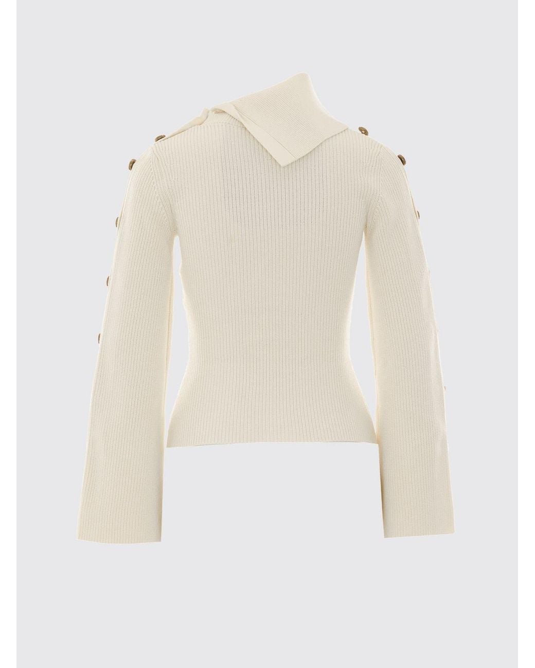 Elisabetta Franchi Blue Slim Fit Viscose Jersey Turtleneck Jumper