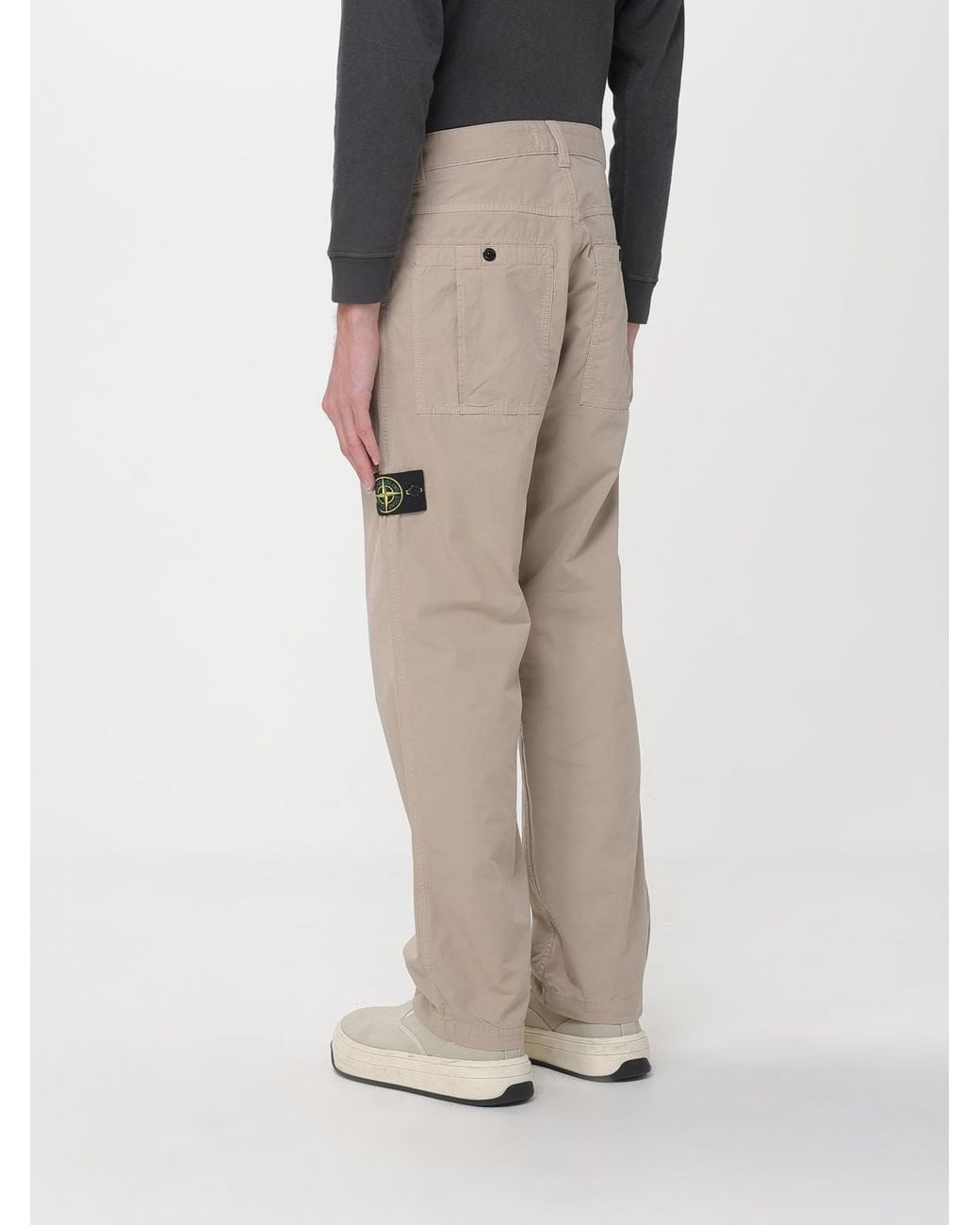 Stone Island Multicolor Ripstop Organic Cotton Chino Trousers for men