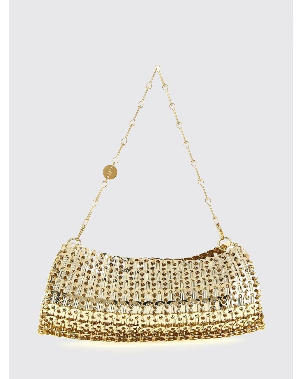 Rabanne Metallic 1969 Brass Mesh Bag