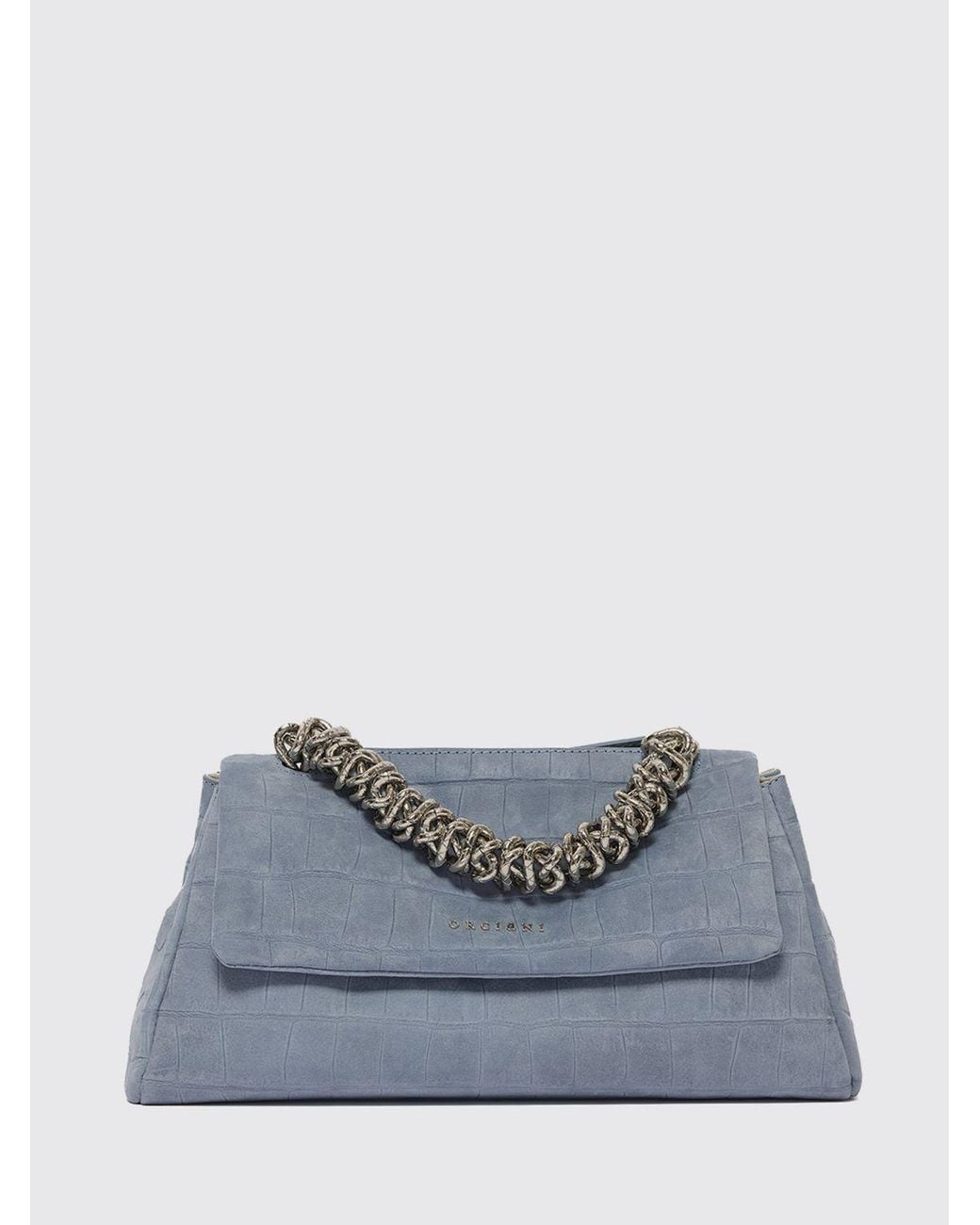 Orciani Blue Sveva Longuette Bag