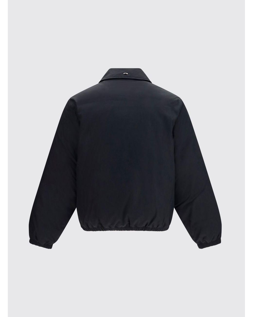 Our Legacy Blue Windproof Polyester Shirt Jacket With Zip Closure for men