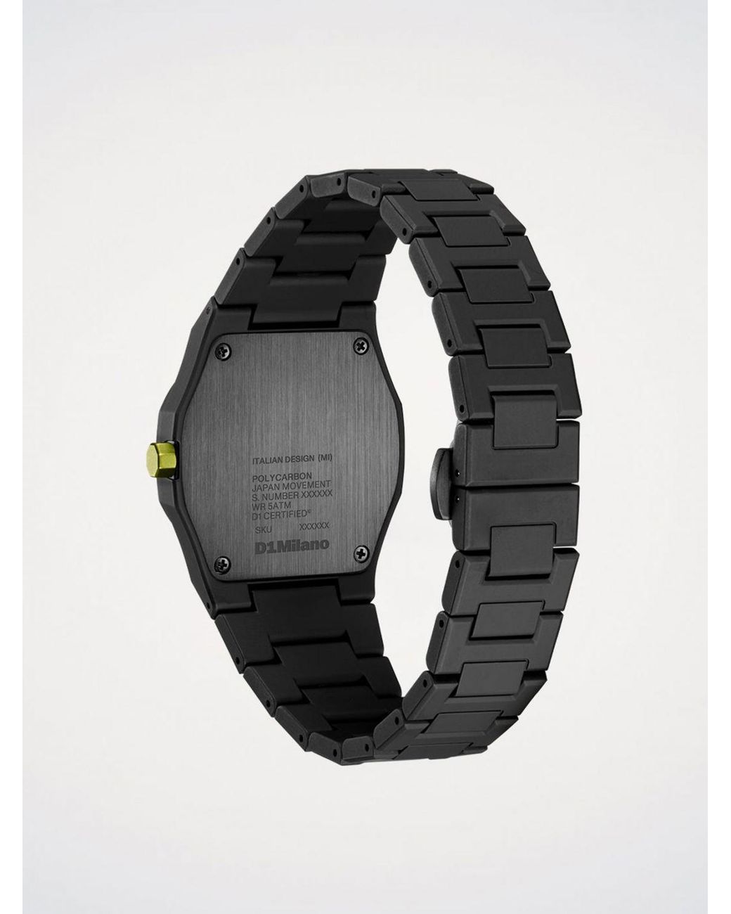 D1 Milano Yellow Watch for men