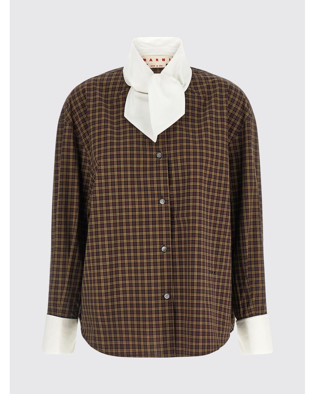 Camisa Mujer Marni de color Brown