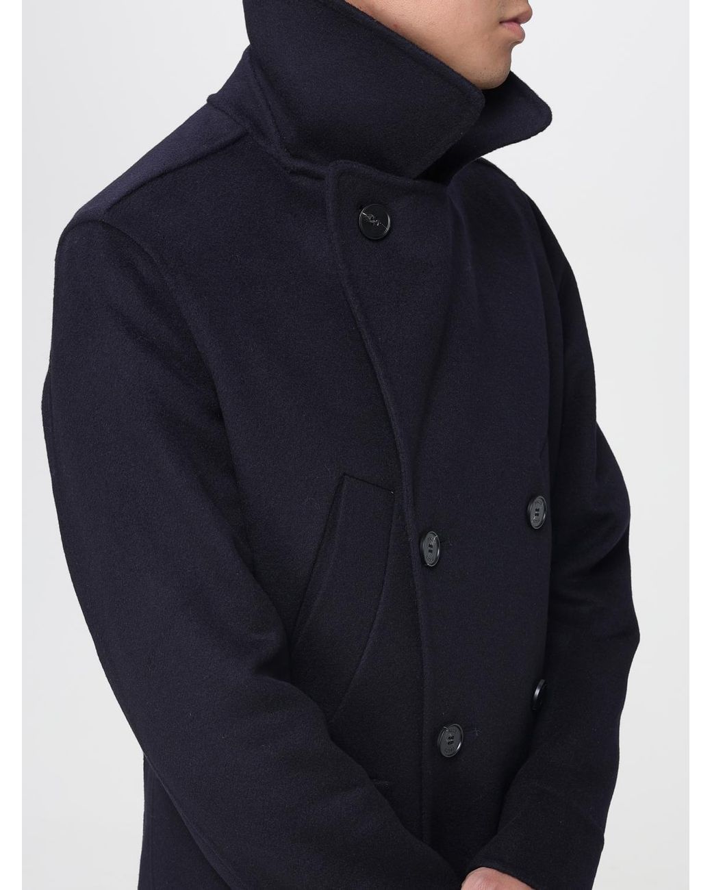 Paltò Blue Palt&Ograve Coat for men