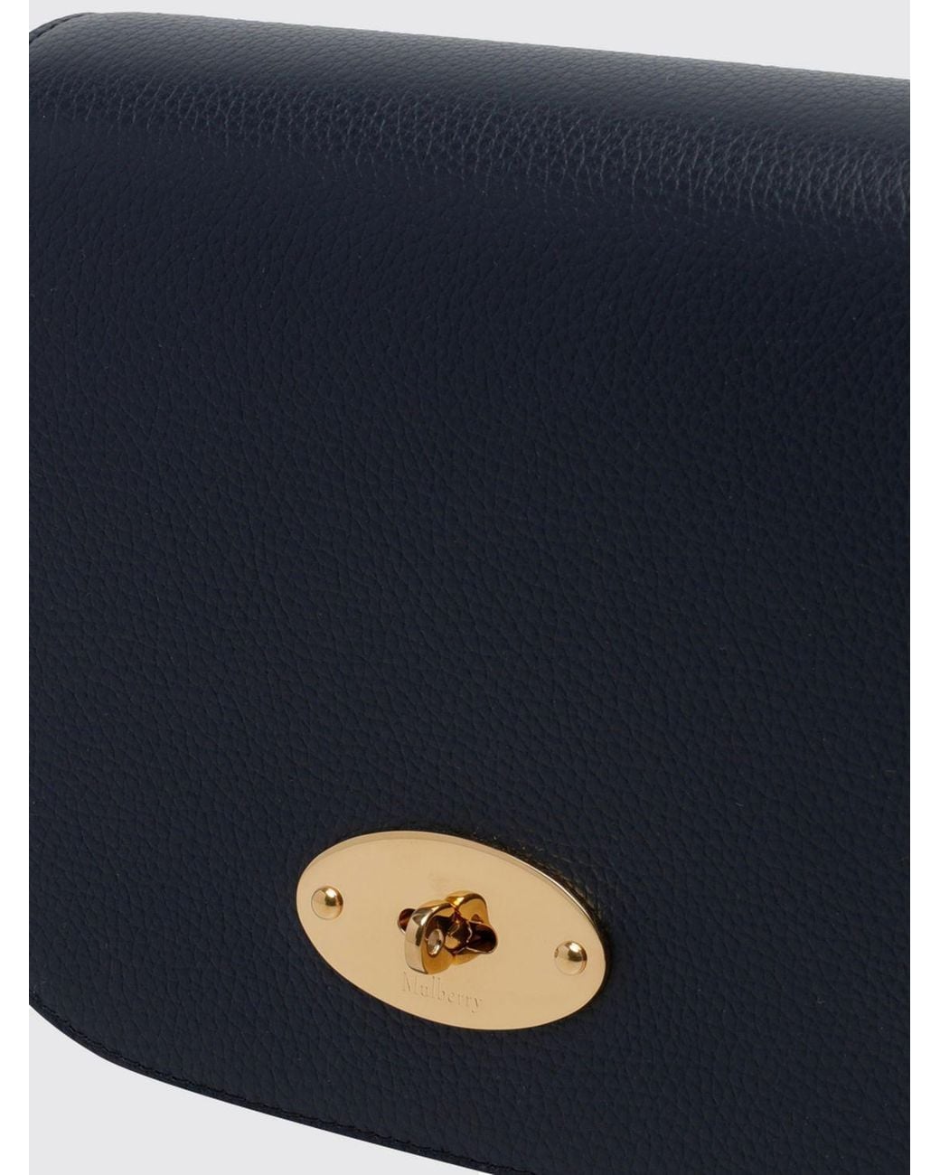 Mulberry Blue Mini Bayswater Top Handle Bag