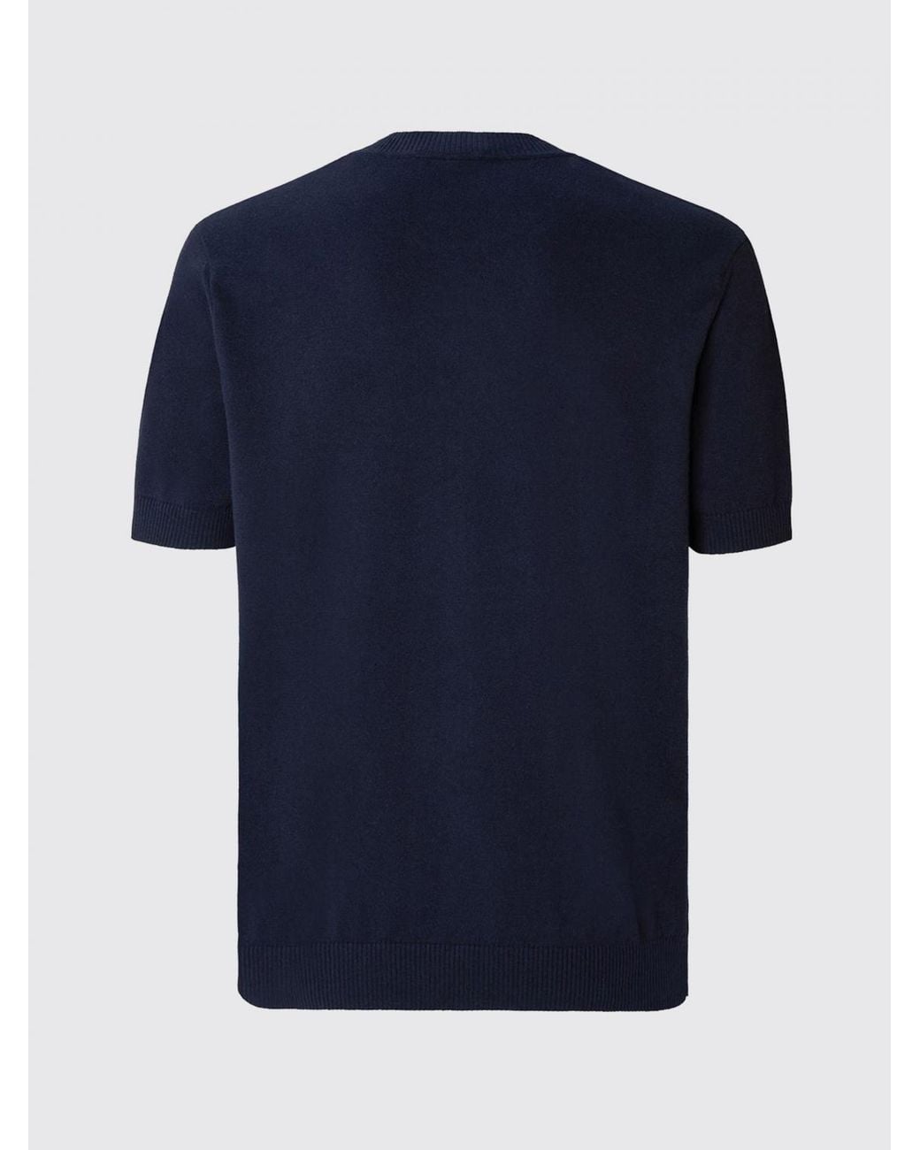 Fendi Blue Cotton And Cashmere Sweater for men