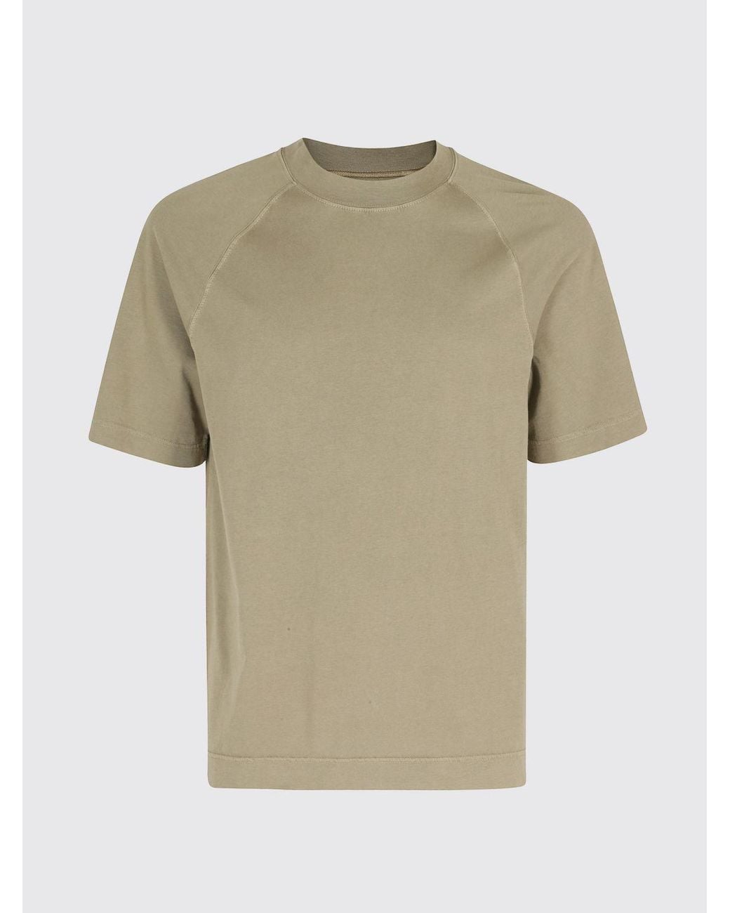 Circolo 1901 Natural Short-Sleeved Pure Cotton Crew Neck T-Shirt for men