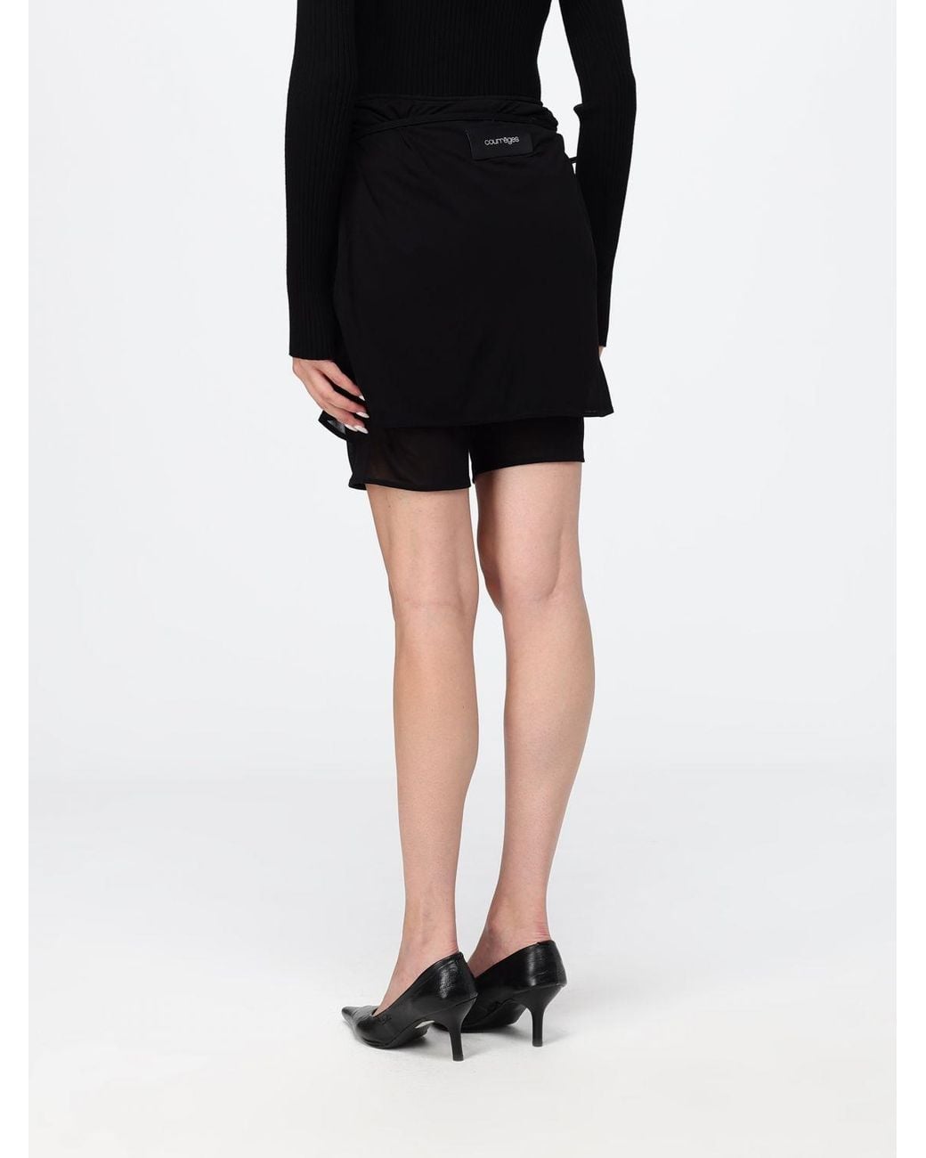 Courreges Black CourrÈ Ges Skirt