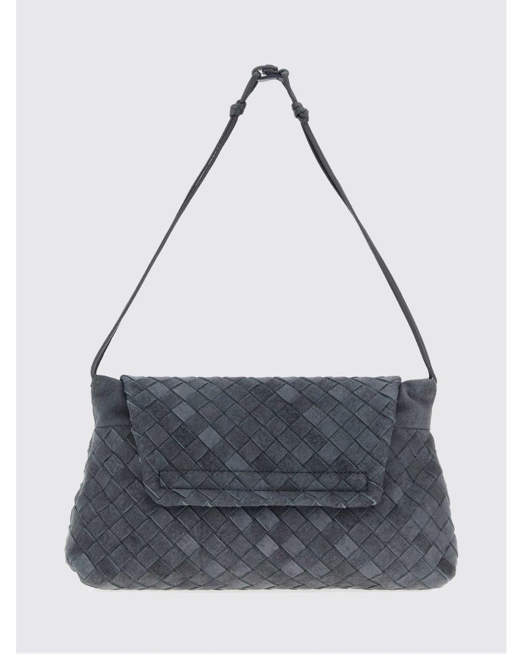 Bottega Veneta Blue Giorno Bag