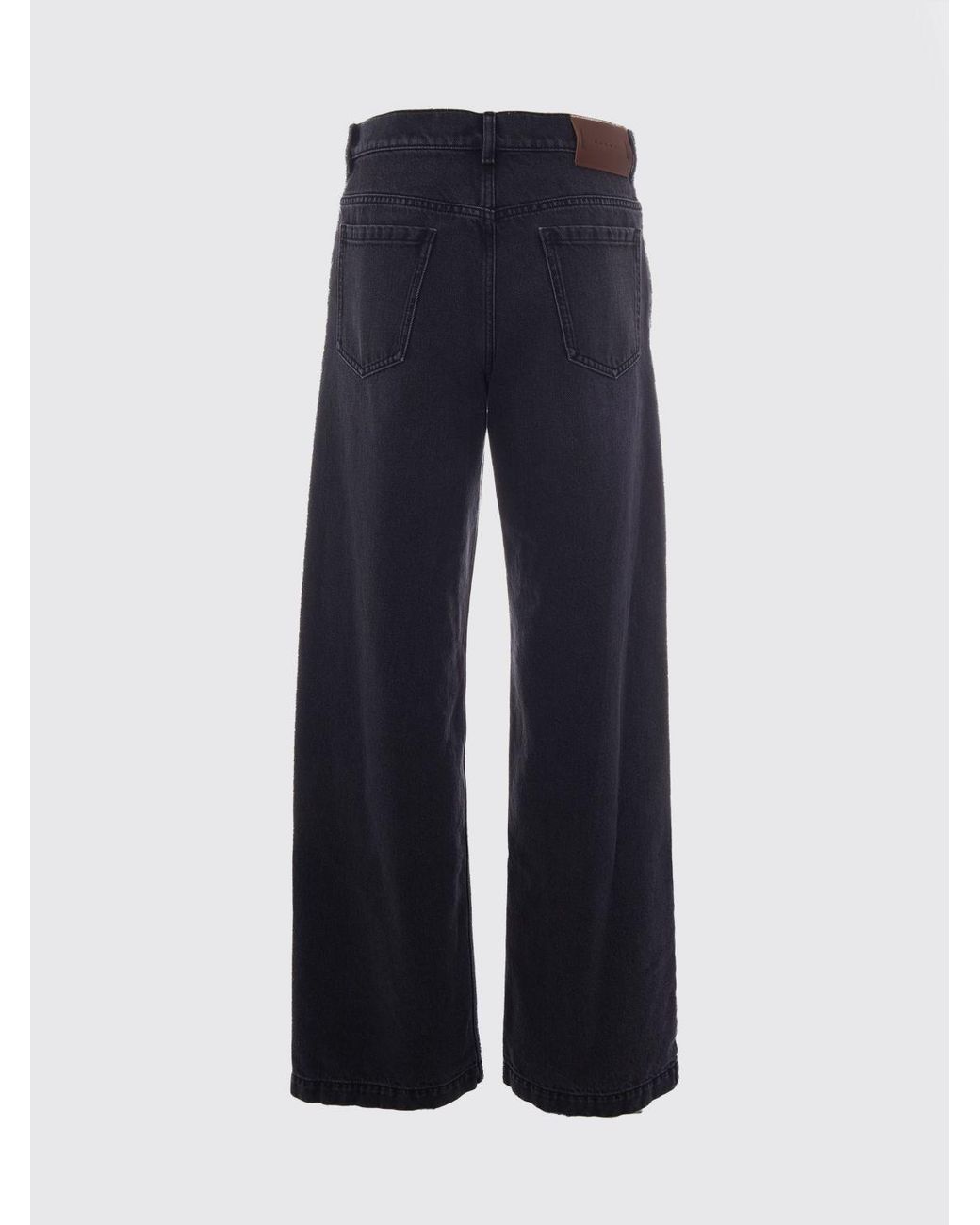 Marni Blue High-Waisted Wide-Leg Jeans