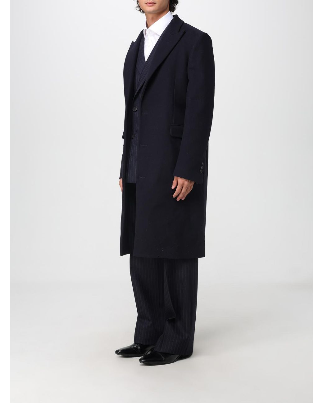 Golden Goose Deluxe Brand Blue Coat for men