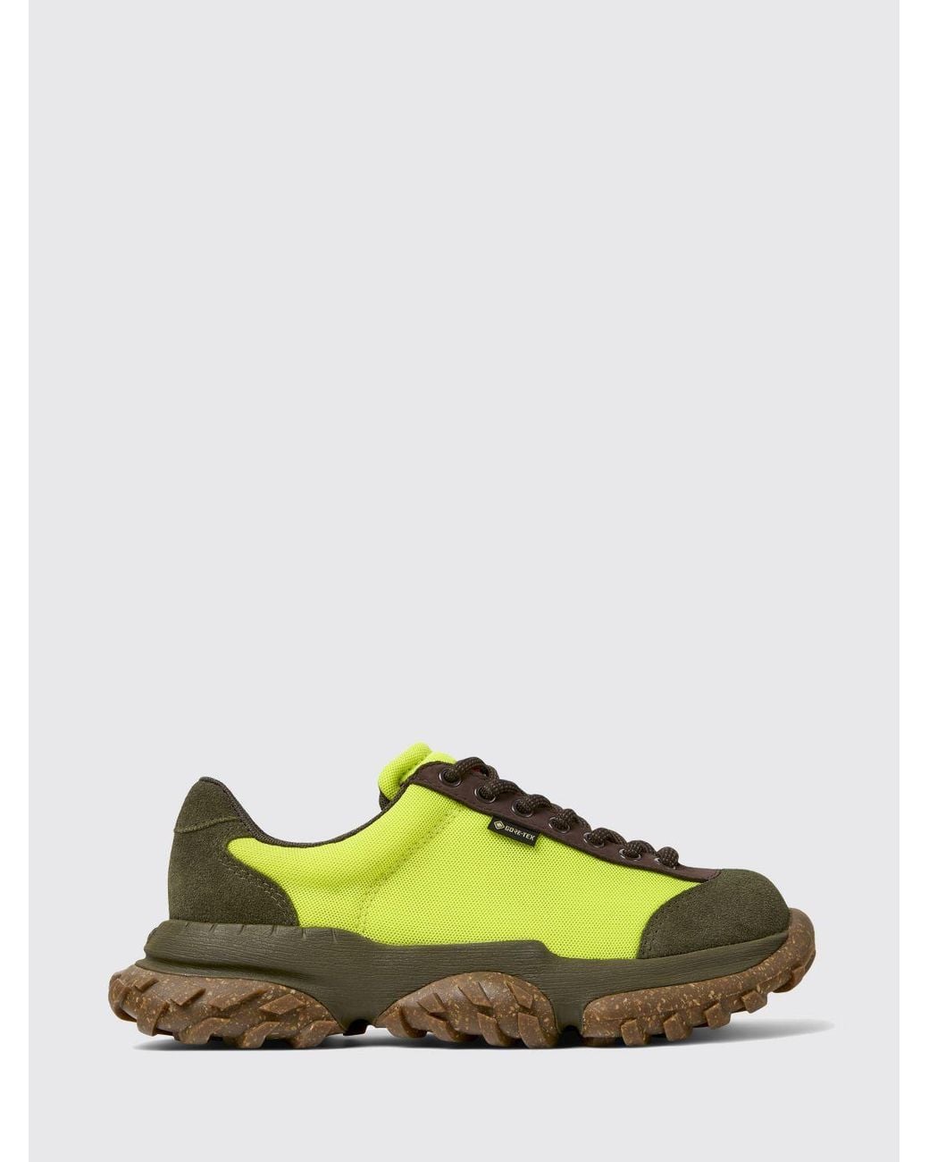 Camper Green Karst Trek Gore-Tex And Suede Sneakers