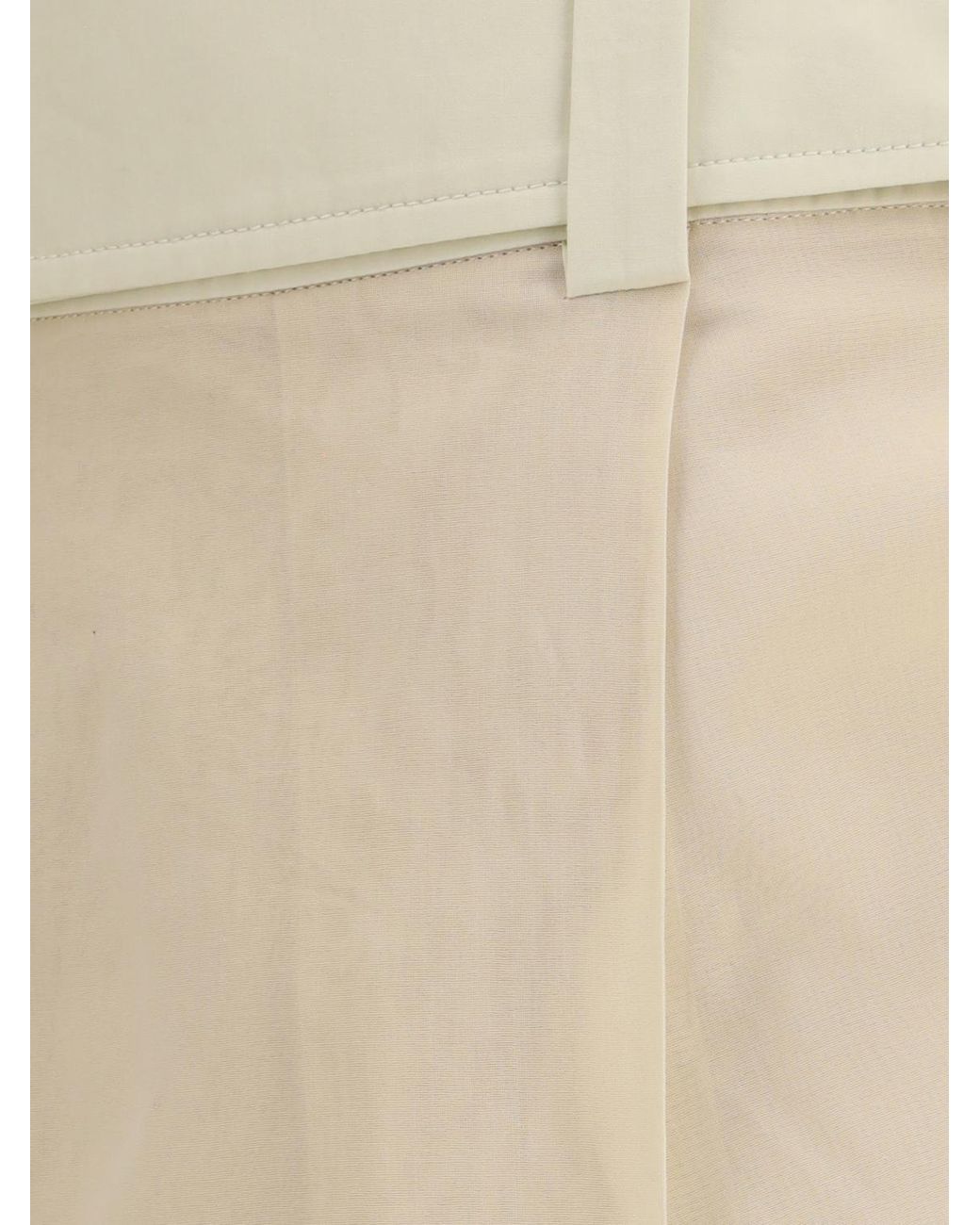 Sportmax Natural Ferito Wide Leg Trousers