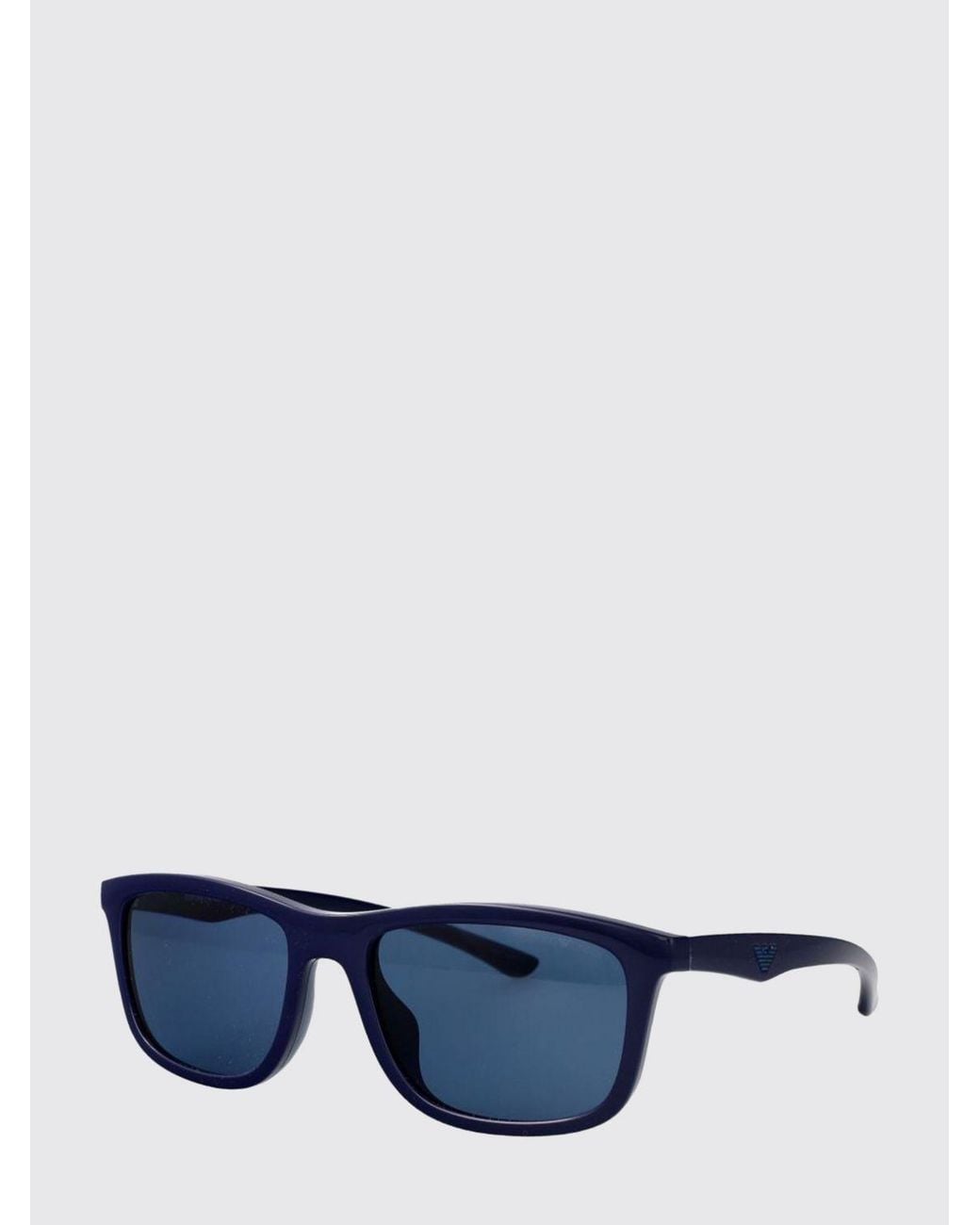 Emporio Armani Blue Rectangular Sunglasses for men