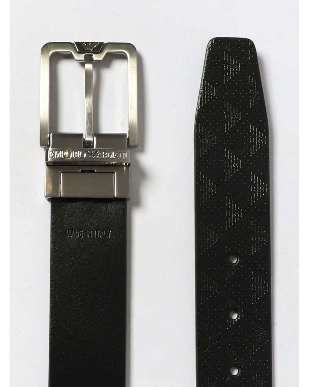 Emporio Armani Black Belt for men
