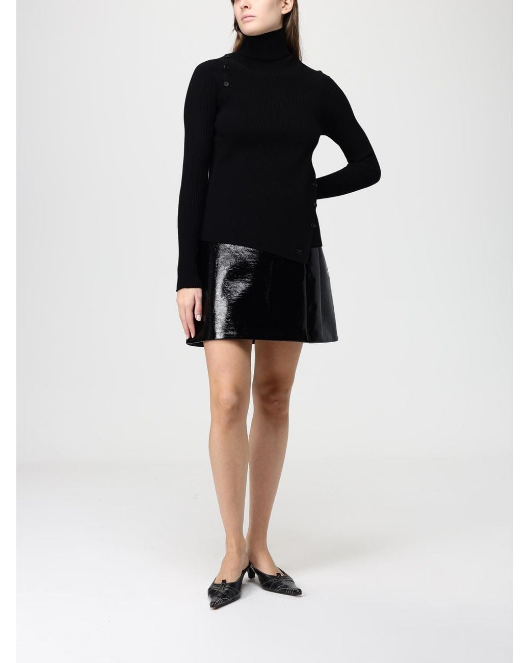 Courreges Black CourrÈ Ges Jumper