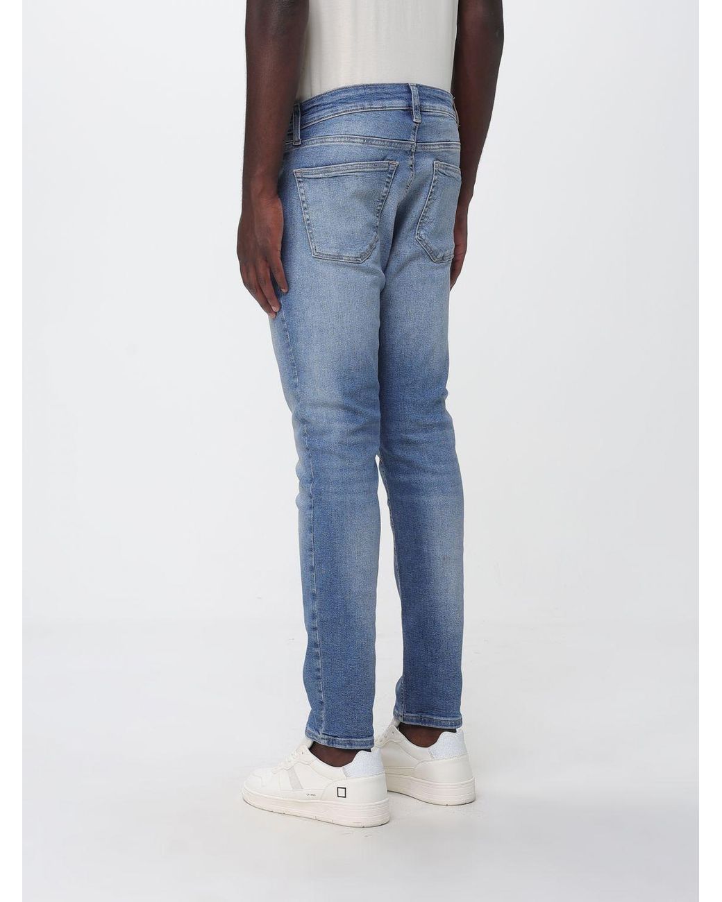 Tommy Hilfiger Blue Mid-Rise Skinny Fit Cotton Denim Jeans for men