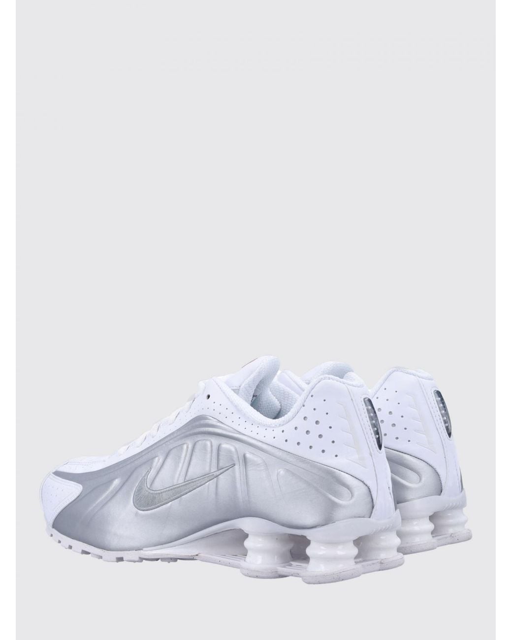 Nike White Shox R4 Running Sneakers for men