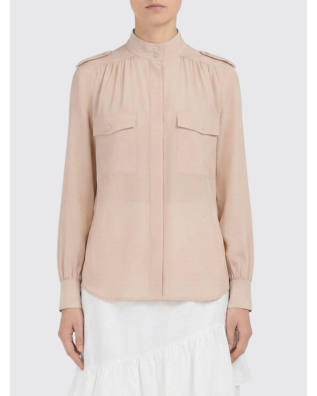 Chloé Natural ChloÉ Silk Shirt