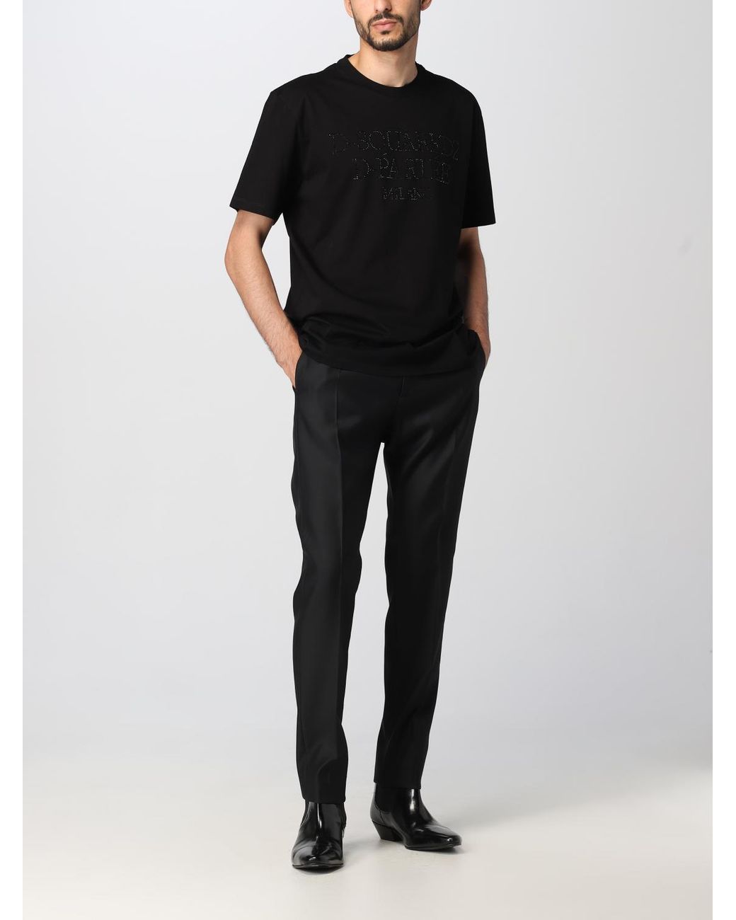 DSquared² Black Trousers for men