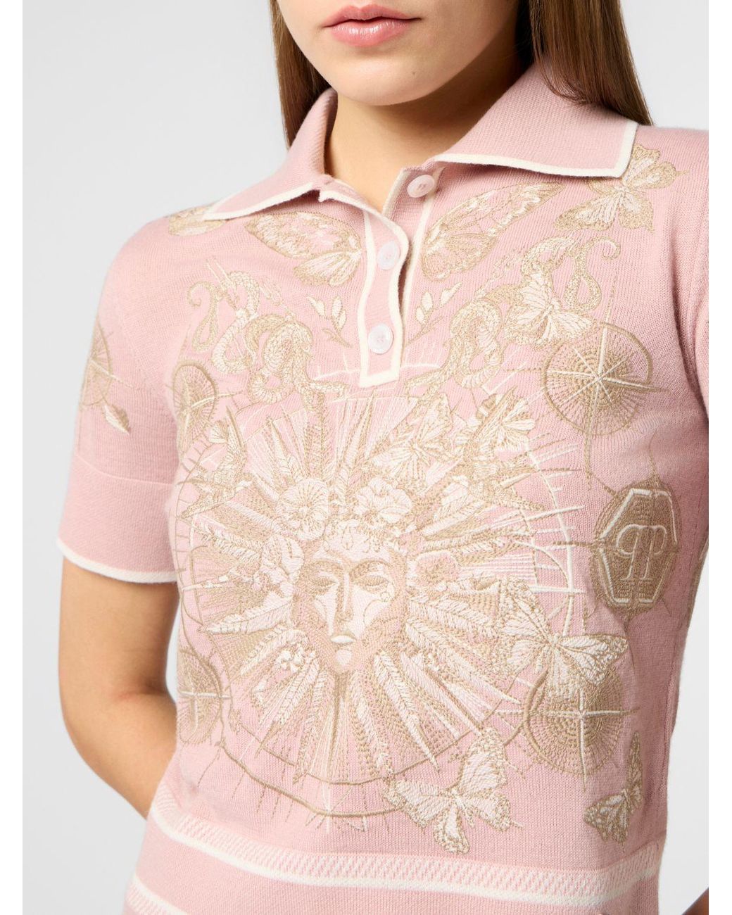 Polo Mujer Philipp Plein de color Pink