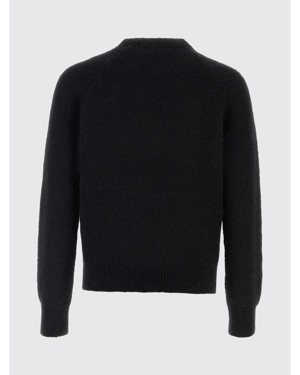 Dries Van Noten Blue Long-Sleeved Crewneck Jumper for men