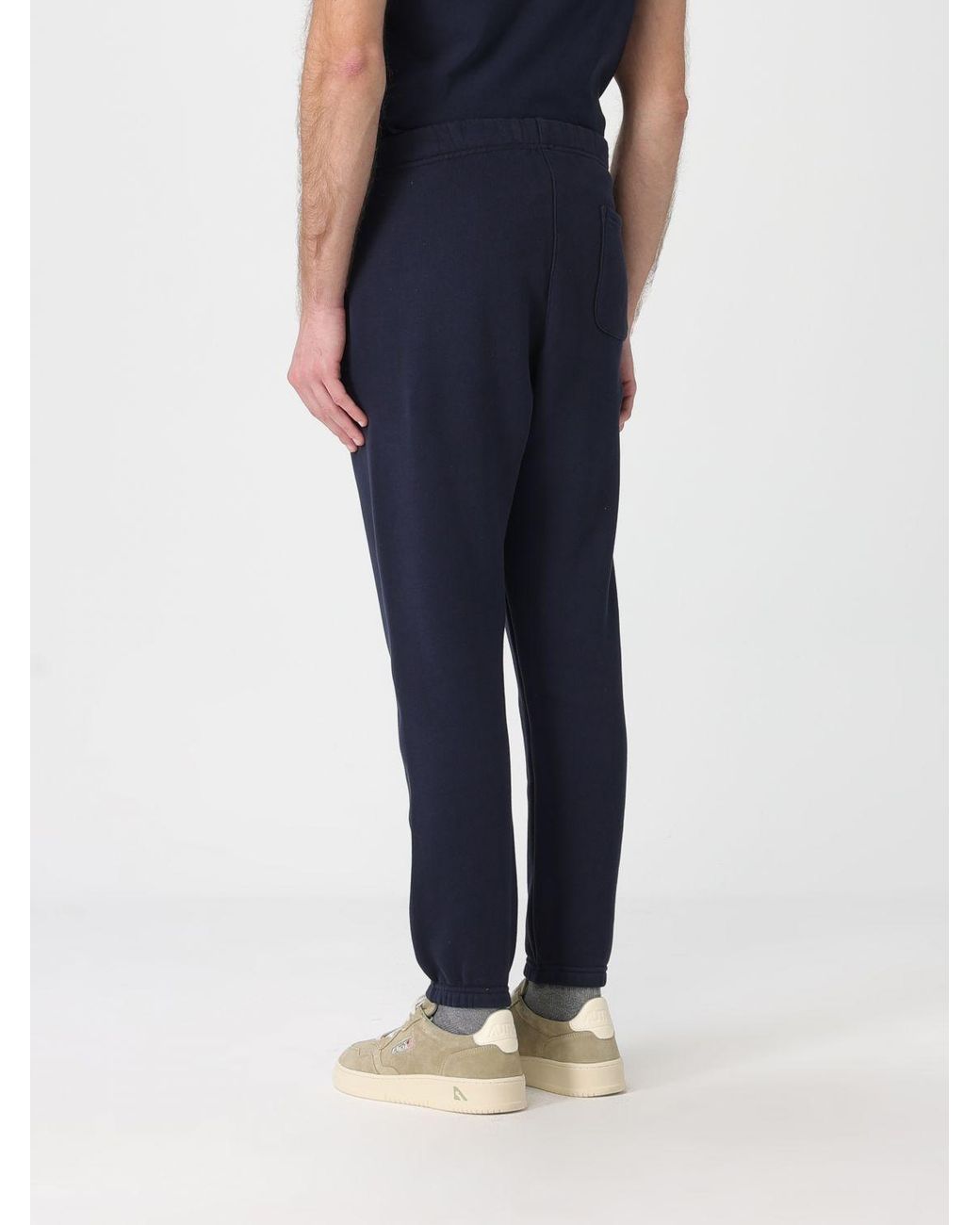 Autry Blue Cotton Jogging Pants for men