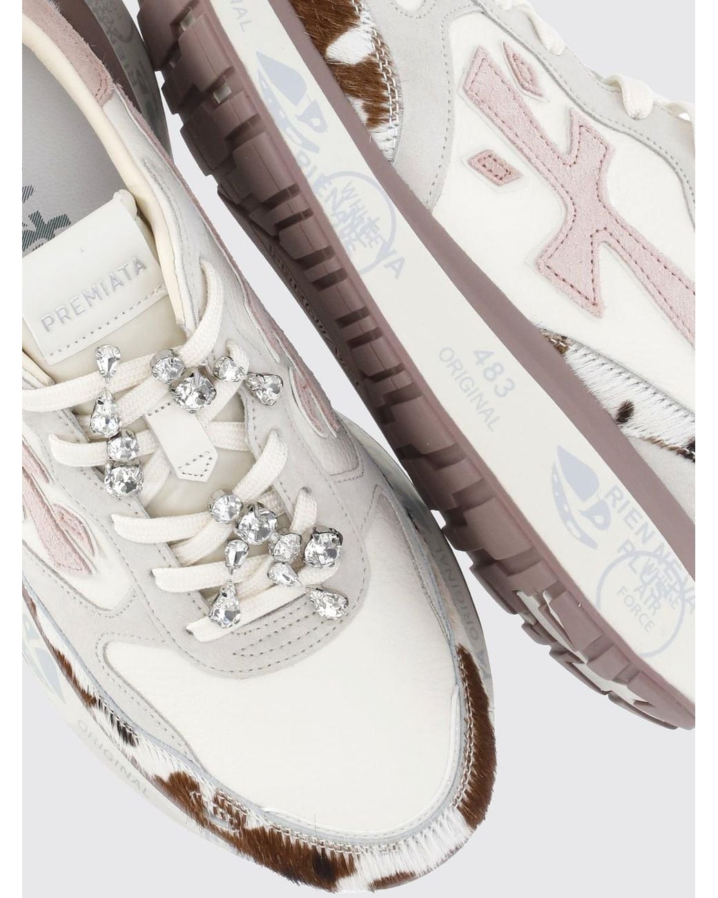 Premiata Natural Sneakers