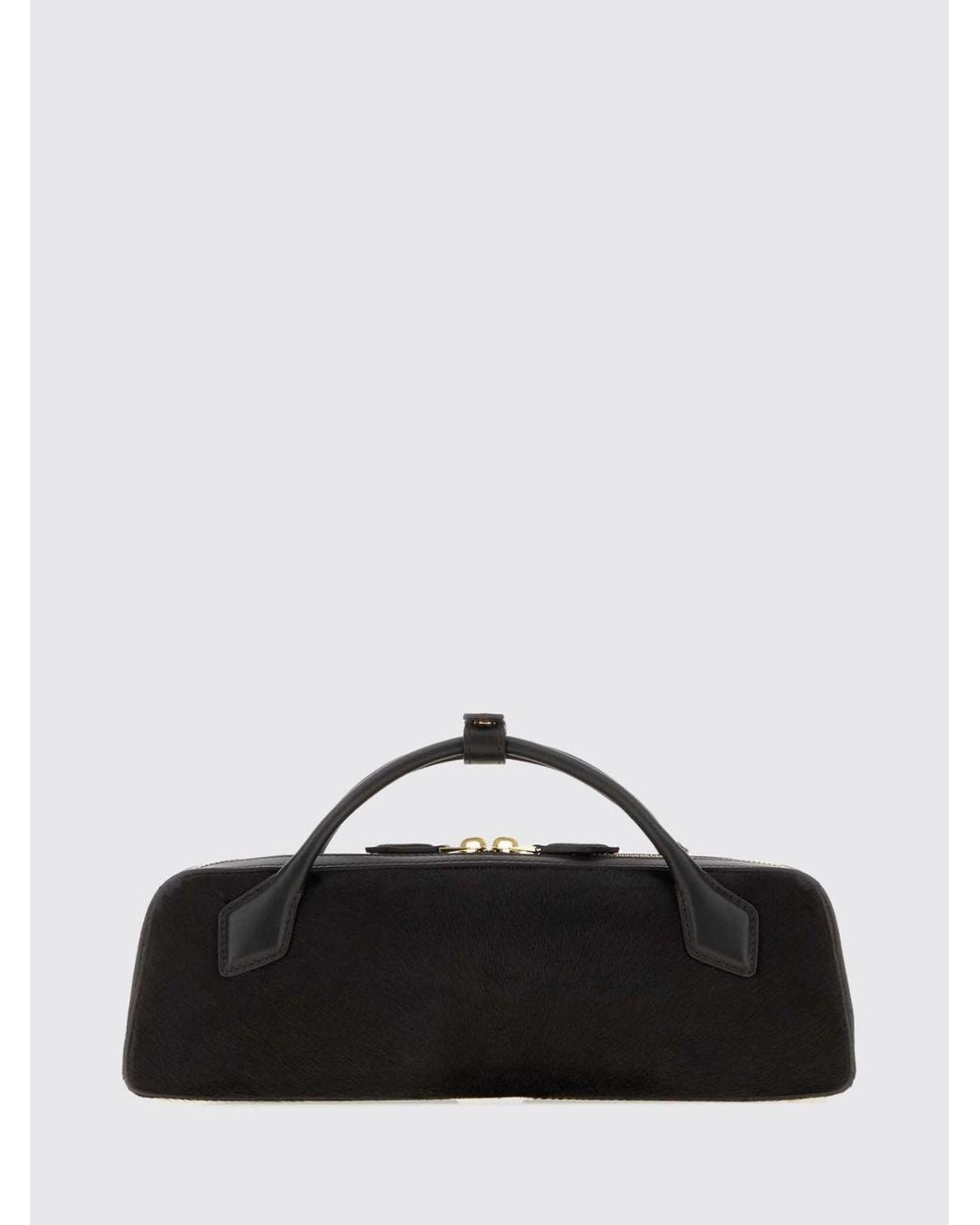 Alaïa Black Le Teckel Pony-Hair Effect Calfskin Handbag