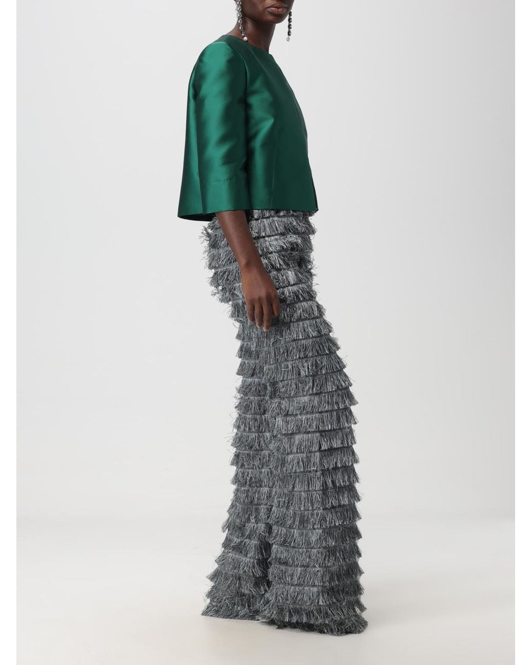 Alberta Ferretti Green Jacket
