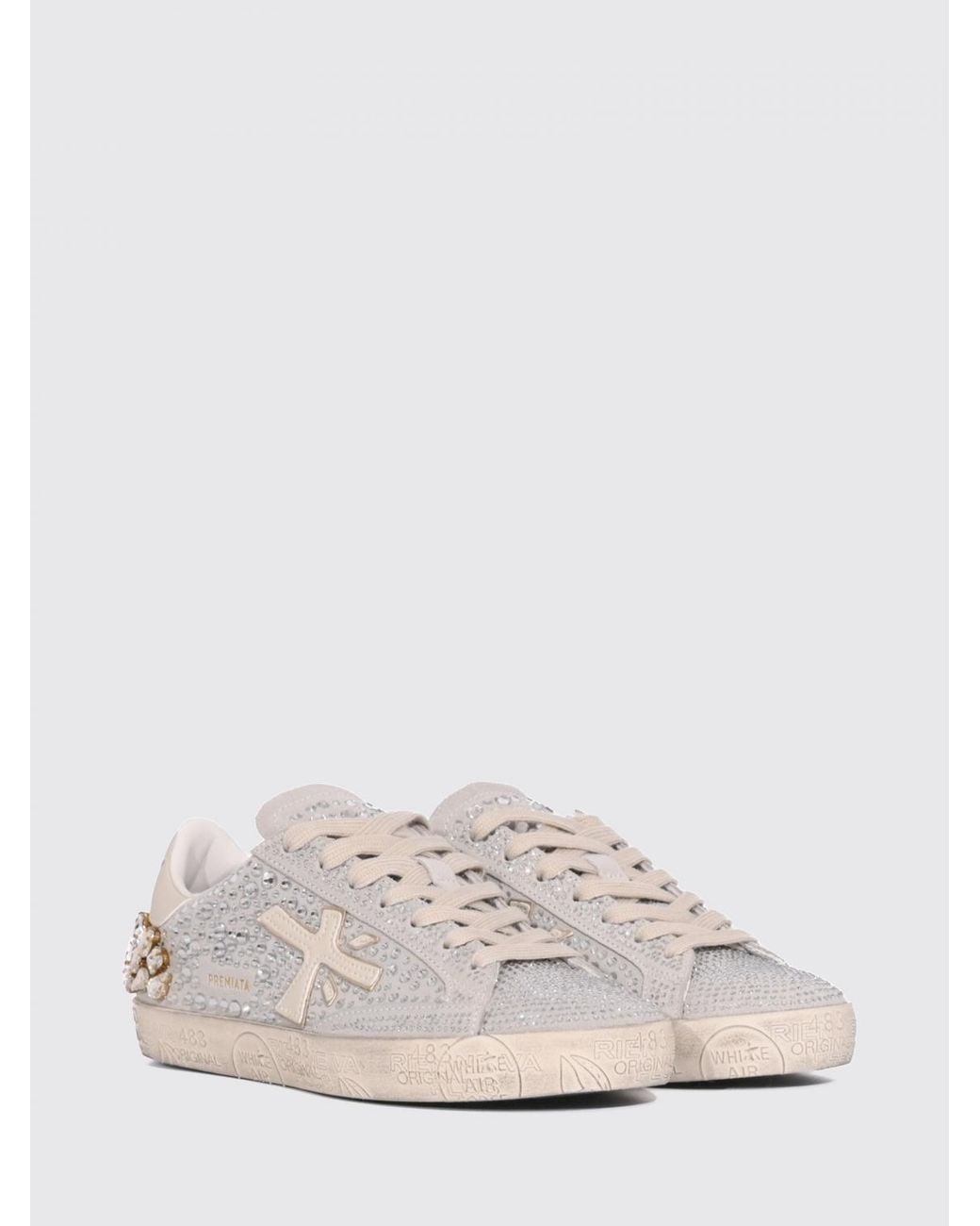 Premiata Pink Stevend Low Top Sneakers