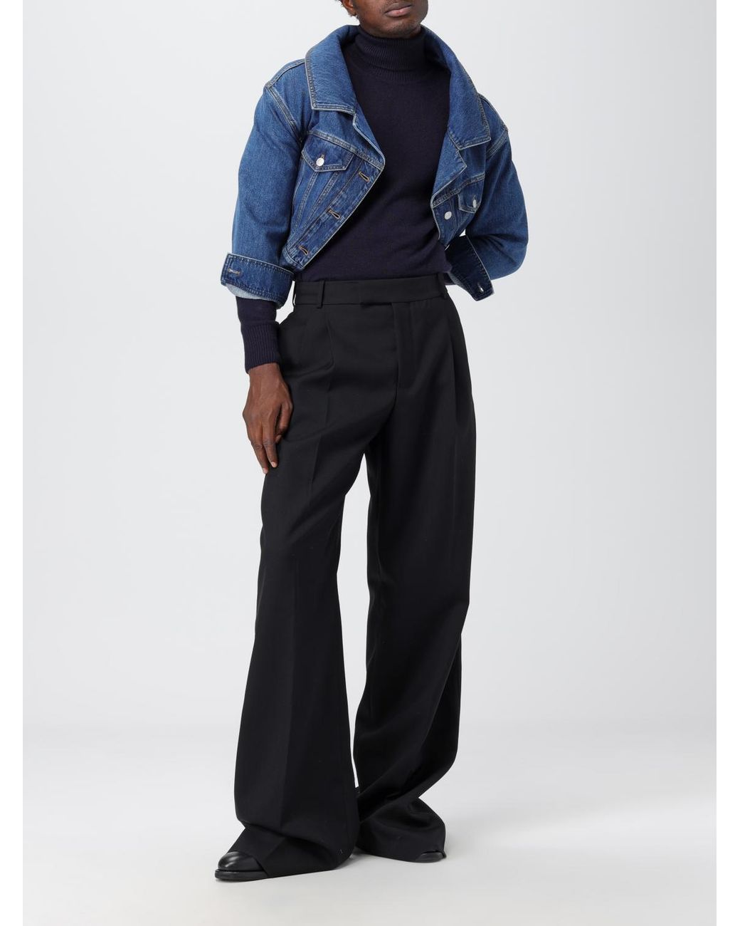McQueen Black Trousers for men